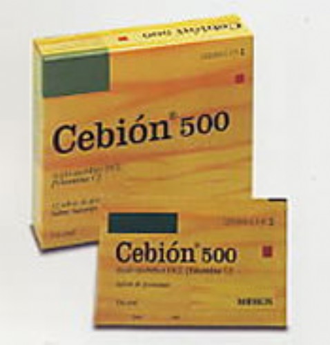 cebion 500 granulado solucion oral (12 sobres)